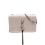 Сумка через плечо Croc Embossed Leather Monogram Kate Tassel среднего размера (2018 год) 1