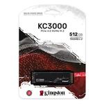 Kingston KC3000 512GB PCIe 4.0 NVMe M.2 SSD 3