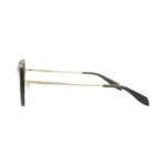 Очки Alexander McQueen Cat Eye-Frame Acetate Optical Frames 'Grey Gold Transparent' 3