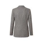 herringbone-pattern single-breasted blazer 2