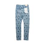 PURPLE BRAND Outlined Monogram Skinny Jeans 'Индиго' 2