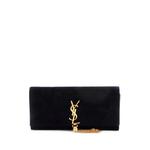 Classic Monogram Tassel Suede Long clutch bag 1