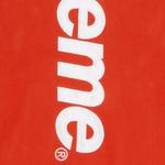 Худи Supreme Satin Appliqué Hooded Sweatshirt 'Bright Orange' 3