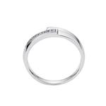 LITZ 18K Белое золото Кольцо с бриллиантом YM-BRR5382 3