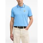 eagle-embroidered polo shirt 1