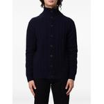 ribbed-knit wool cardigan 1