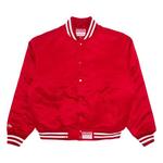 Варсити куртки Supreme x Mitchell & Ness Satin Varsity Jacket 'Красный' 2