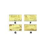 999.9/24K Чистое золото Благодарственная золотая записка GN16 (1 г) 4