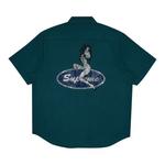 Овершерты Supreme Rhinestone Pin Up Short-Sleeve Work Shirt 'Work Green' 2