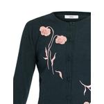 flower-embroidered cardigan 2