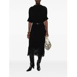 lace-trim belted midi dress 2