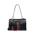 woven-cord chain-detail shoulder bag 1