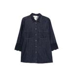Джинсовая рубашка Marsabissi с фестонами 1