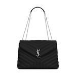 Сумки через плечо Saint Laurent Medium Loulou Quilted Shoulder Bag 'Черный' 1