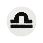 Ковры GOAT x Gallery 1950 Horoscope Libra Rug White/Black 1