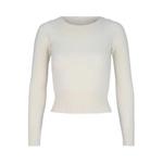 Свитер Alexander McQueen Off The Shoulder Cashmere Blend Sweater 'Ivory' 1