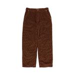 ERL Corduroy Embossed Pants 'Коричневый' 1