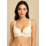 3 Pack Miller Wireless Bra Bundle - Белый, Коричневый, Черный 2