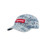 Кепки Supreme Fat Tip Jacquard Denim Camp Cap 'Blue' 1