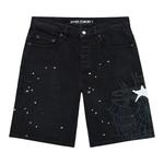 Шорты Sp5der Heavy Web Denim Short 'Black' 1