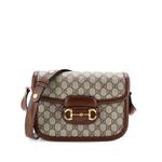 Horsebit 1955 Shoulder Bag GG Coated Canvas with Leather Small crossbody bag 1