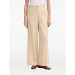 button-detail crinkled-effect trousers 1