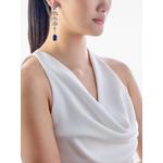 Серьги Scallop Lace с сапфирами и бриллиантами 2