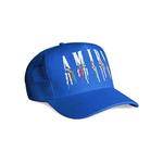 Кепка Amiri Paint Drip Core Logo Trucker «Princess Blue» 2