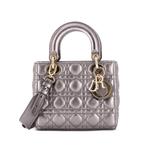 Стеганая сумка на плечо My ABCDior Lady Dior Bag Metallic Cannage 1