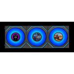 LIAN LI UNI FAN SL-INF LCD FLEX Reverse Blade 120mm 3 in 1 обратный вентилятор в комплекте - Черный 2