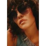 Очень большие солнцезащитные очки High Key - черные/градиентные поляризованные 2