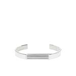 sterling silver 21g Godron bracelet 1