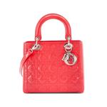 Стеганая сумка-сэтчел Lady Dior Bag Cannage Quilt Patent Medium 1