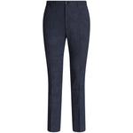 patterned-jacquard straight-leg trousers 1