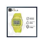 DW-5600GL-9 Мужские цифровые часы с желтым ремешком из смолы 2