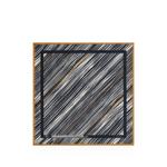 Шелковый платок в полоску (70x70) 1