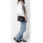 ECONYL Nylon Logo Print Paddy Crossbody Bag для мужчин, черный 6