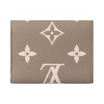 Кошельки Louis Vuitton Victorine Wallet «Tourterelle Gray/Cream Monogram Embossed Empreinte Cowhide Leather» 2