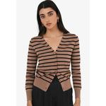 Кардиган Arabell V-neck в полоску 1