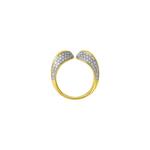 TOMEI кольцо коллекции Diamond Cut Open, желтое золото 916/22K 3