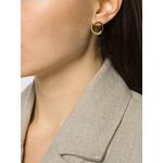 Серьги-кольца Pin Wheel из желтого золота с бриллиантами 2