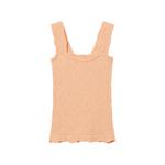 floral-texture square-neck top 1