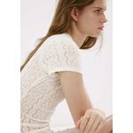 Ажурное вязаное короткое платье 3