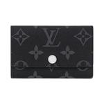 Аксессуары Louis Vuitton Держатель на 6 ключей 'Черный Monogram Eclipse Canvas' 1