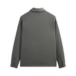 Овершерты Kith Double Weave Boxy Collared Overshirt 'Средний серый с эффектом меланжа' 2