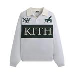 Топы Kith Rugby Nelson Collared Pullover 'Light Heather Grey' 1