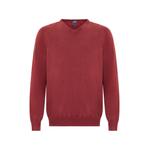 fine-knit V-neck sweater 1