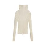 Cardigans Phoebe Philo Funnel Neck Cardigan 'Кремовый' 2