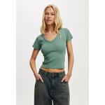 Футболка Goldie Rib V Neck Short Sleeve Tee 2