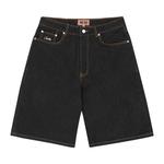 Низ Corteiz Dual Stripe Denim Short 'Вымытый чёрный' 1